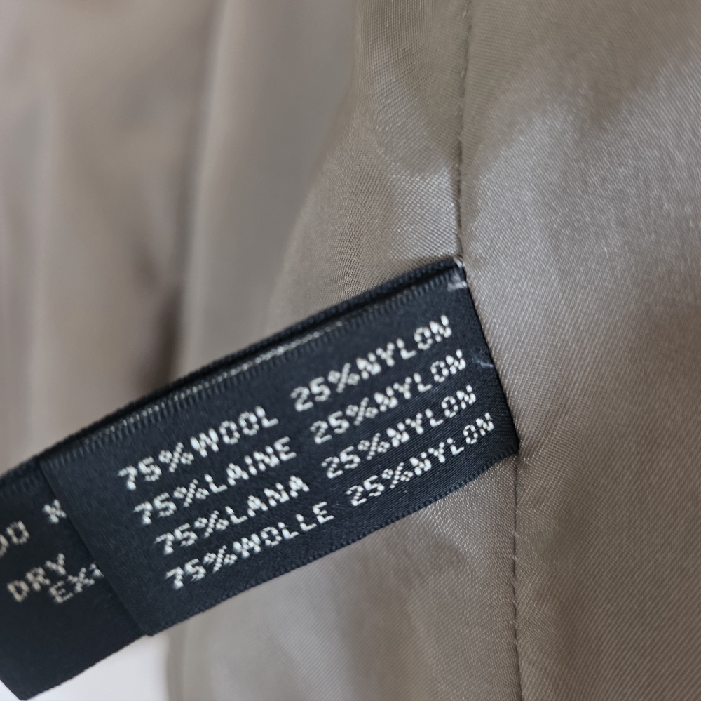 PRISTINE Ralph Lauren Black Label Beige Tan Wool Blend Blazer Size Small - Picture 9 of 10